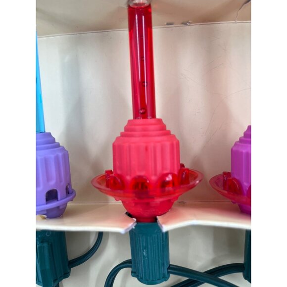 Christopher Radko Bubble-Brite 7-Light Set Radiant Colors Christmas Decor Indoor - Picture 9 of 11